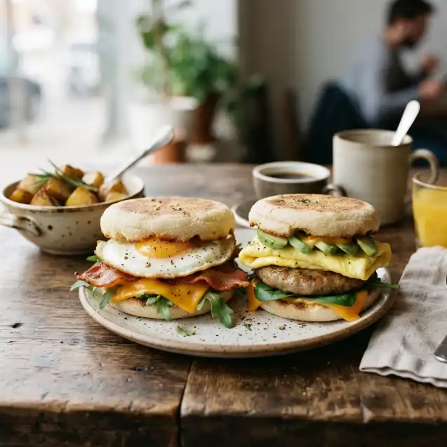 Breakfast sandwiches